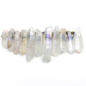 Rose Quartz Handmade Barrette